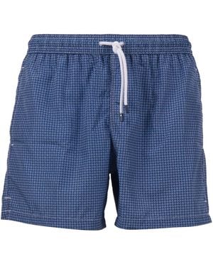 Fedeli Swim Trousers Woven Fabric - Blue