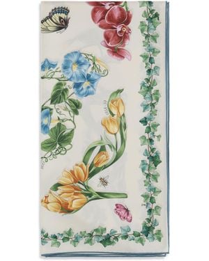 Ferragamo Eden Print Silk Scarf - Multicolour