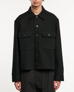 Studio Nicholson Studio Nicholson Kelver Overshirt - Black