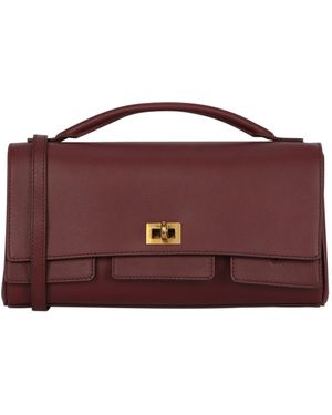 Balenciaga Bel Air Clutch S 834943-2Abav-6036 Outer: Calfskin Leather Clutches - Purple