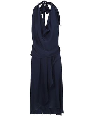 Silk95five Dresses Silk Elastane - Blue