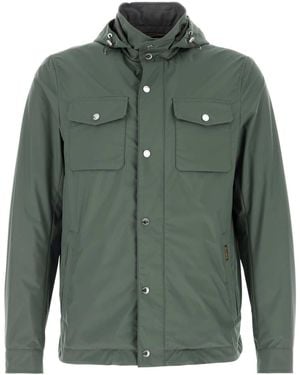 Moorer Polyester Fenzi Jacket - Green