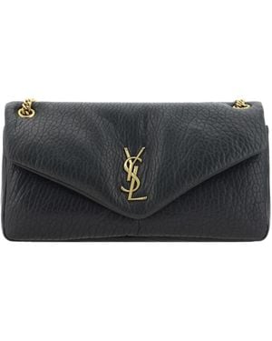 Saint Laurent Calypso Shoulder Bag Lamb Ovis Aries - Grey