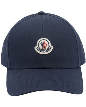 Moncler Logo Baseball Cap - Blue