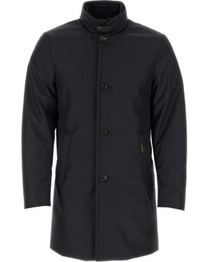 Moorer Trench Coat - Blue