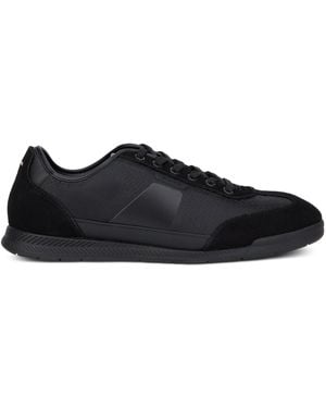 BOSS Low-Top Trainers Nitan Polyester Trainers - Black