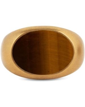 Dries Van Noten Stone Signet Jewellery - Brown