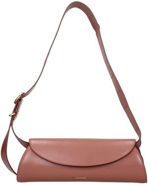 Jil Sander Leather Crossbody Bag - Pink