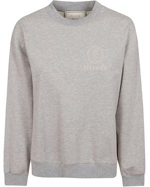 Peserico Felpa Leggera Melange - Grey