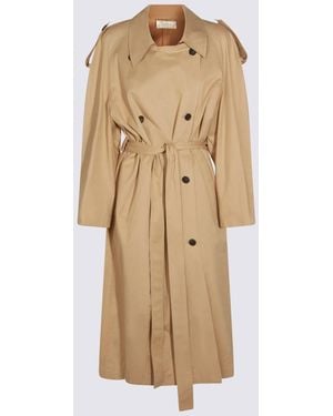 The Row Cotton Dester Trench Coat - Natural