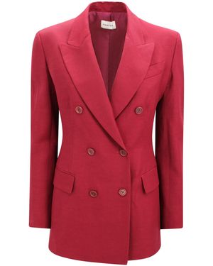 P.A.R.O.S.H. Double-Breasted Jacket - Red