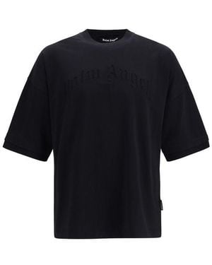 Palm Angels Cotton Sportswear Clothing - Black