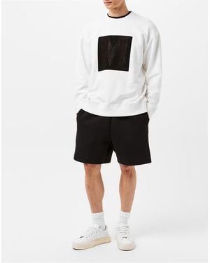 Missoni Logo Crewneck Sweatshirt Clothing Knitwear - White
