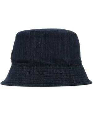 Prada Denim Bucket Hat - Blue
