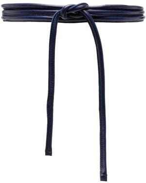 FURLING BY GIANI Leather Belt - Blue