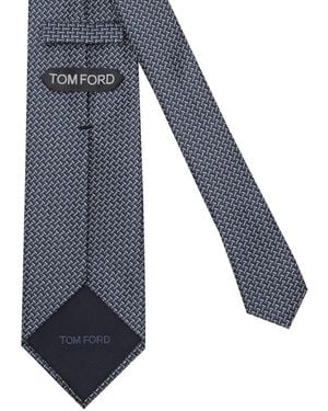 Tom Ford Ties Silk - Blue