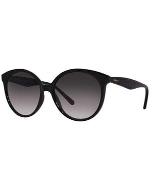 Ferragamo Sunglasses Rectangle Full Rim, Frame And Gradient Lens Sf1071S001 - Black