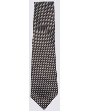 ZEGNA Silk Tie - Brown