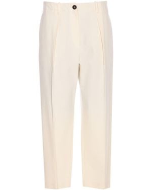 Brunello Cucinelli Trousers - White