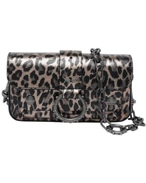 Zadig & Voltaire Metal Leo Kate Wallet Bag - Black