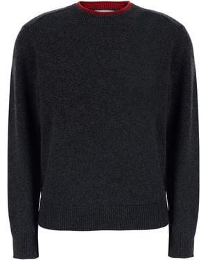 Loulou de Saison Sweater Otis Cashmere Tops - Black