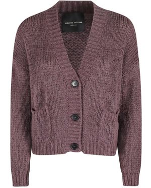 Roberto Collina Cardigan Ml - Purple