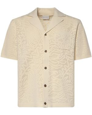 Drole de Monsieur Shirts Fabric: Cotton - Natural