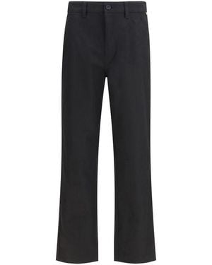Burberry Cotton Chino Pants - Black