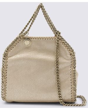 Stella McCartney Faux Leather Tiny Tote - Natural