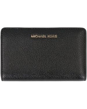 MICHAEL Michael Kors Empire Leather Wallet - Black