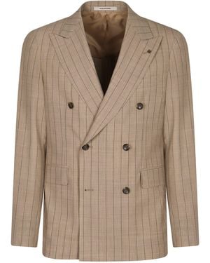 Tagliatore Virgin Wool Two-Piece Suit - Brown