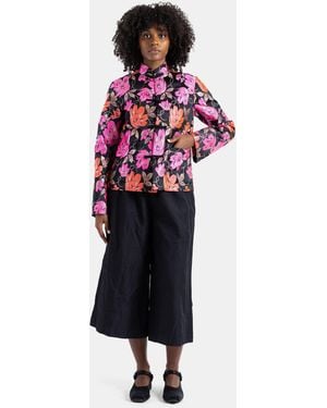 Comme des Garçons Wide Culottes Pants - Red