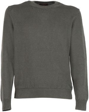 Zanone Crew Neck Jumper - Grey