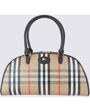 Burberry Highland Bowling Top Handle Bag - Black