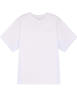 Sacai T-Shirts And Polos Cotone - White