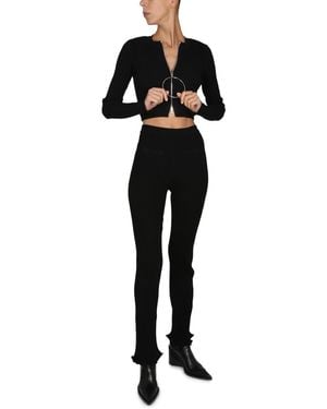 Rabanne Flare leggings. - Black