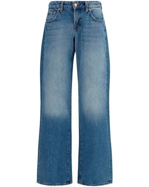 7FOR Straight-Leg Jeans Cotton - Blue