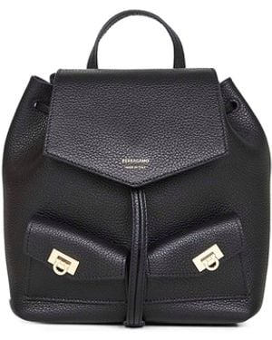 Ferragamo Harley Backpack - Black