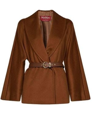 Max Mara Studio Abissi Jacket - Brown