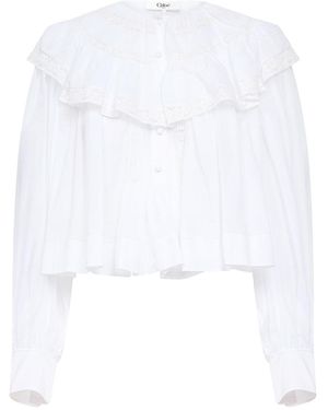 Chloé Shirts Cotone - White