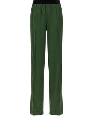 Tom Ford Silk Trousers - Green