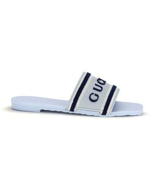 Gucci Cotton Sandals - Blue