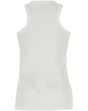 Stella McCartney Cotton Tank Topa - White
