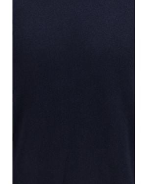 Brooksfield Crewneck Sweater Fleece Wool Ovis Aries - Blue