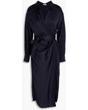 Brunello Cucinelli Deep Wrap Suit - Blue