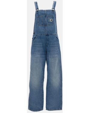 Carhartt Overall Straight Camano Denim - Blue