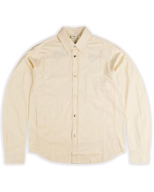 Autry Herringbone Overshirt - Natural