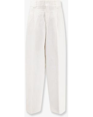 Closed Wendlyn Linen And Viscose Pants - White