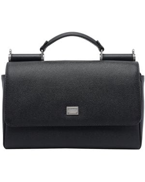 Dolce & Gabbana Sicily Handbag - Black