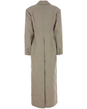 Nanushka Taupe Ferris Coat in Black | Lyst UK